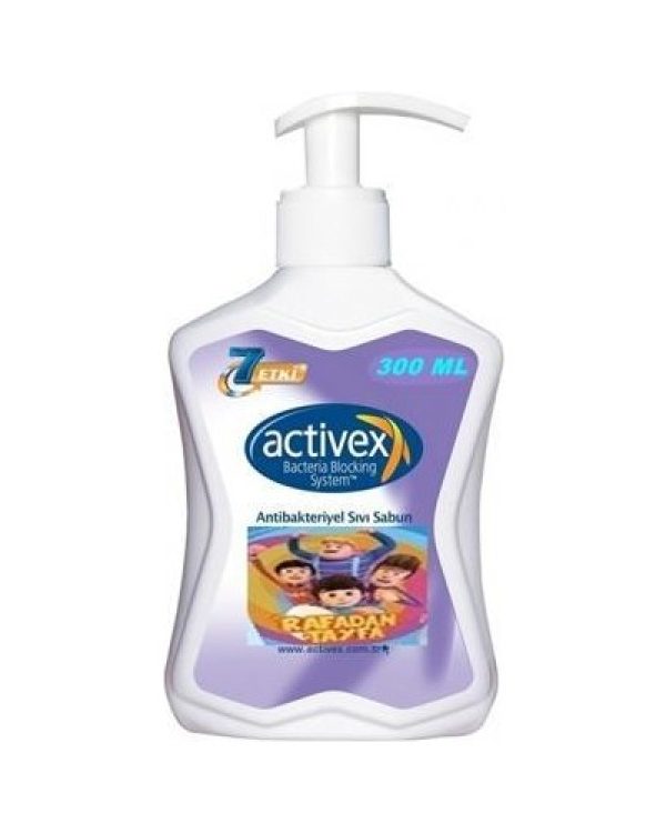 Activex Kids Antibakteriyel Sıvı Sabun Şişe 300ml