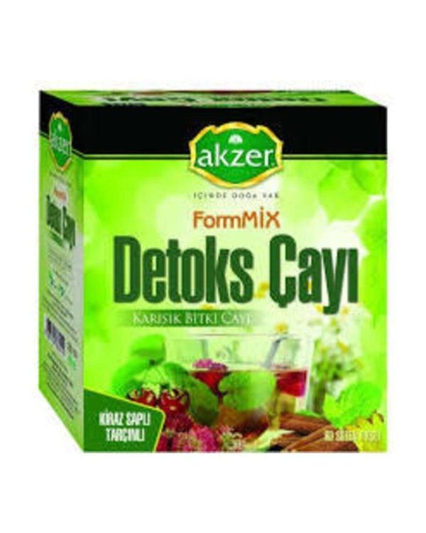 Akzer For Mix Detoks Çayı Karışık Bitki Çayı 60lı 120gr