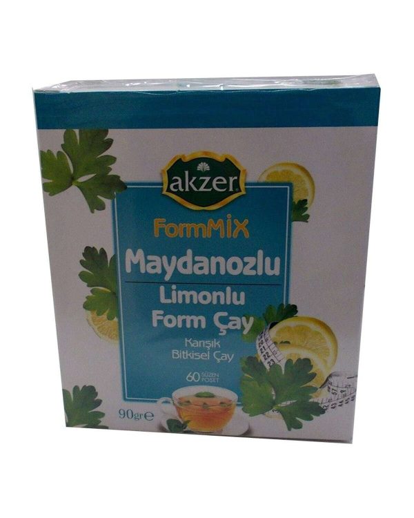 Akzer For Mix Form Maydanozlu Limonlu Karışık Bitki Çayı 60lı 90gr