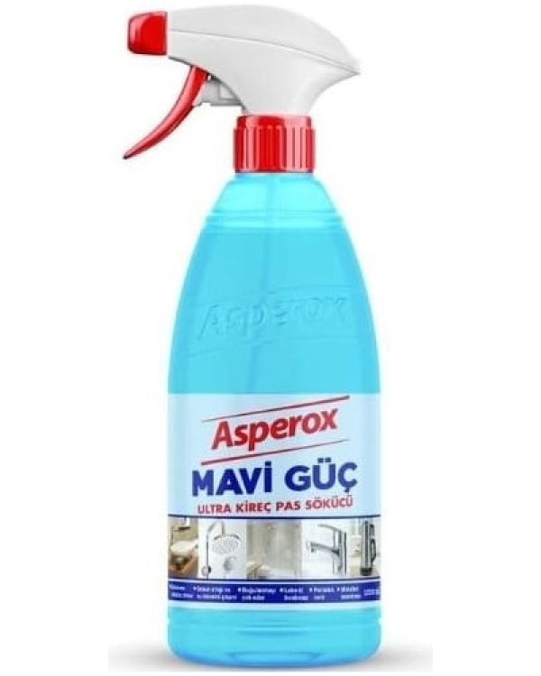 Asperox Mavi Güç Ultra Kireç ve Pas Sökücü 1Lt Sprey