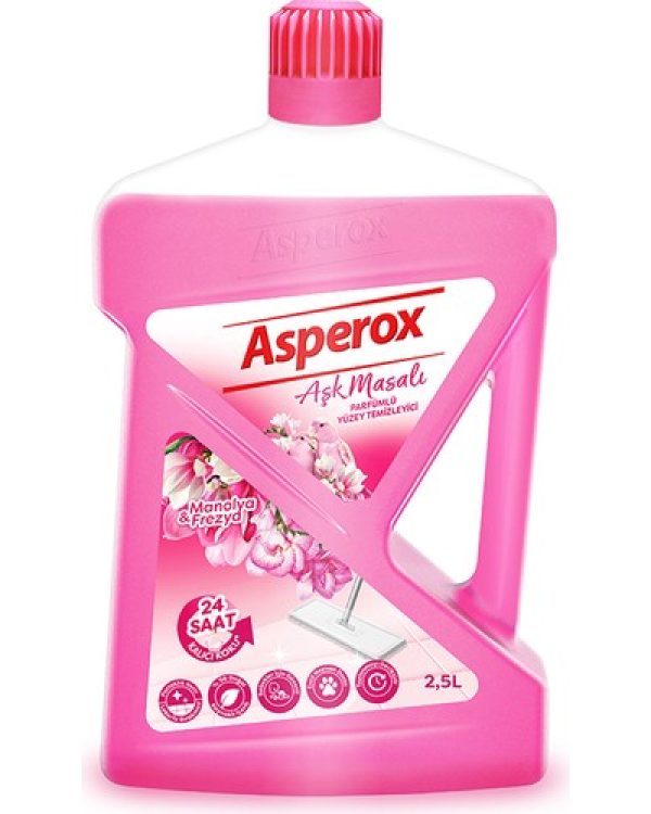 Asperox Yüzey Temizleyici 2,5lt Pembe (Aşk Masalı)
