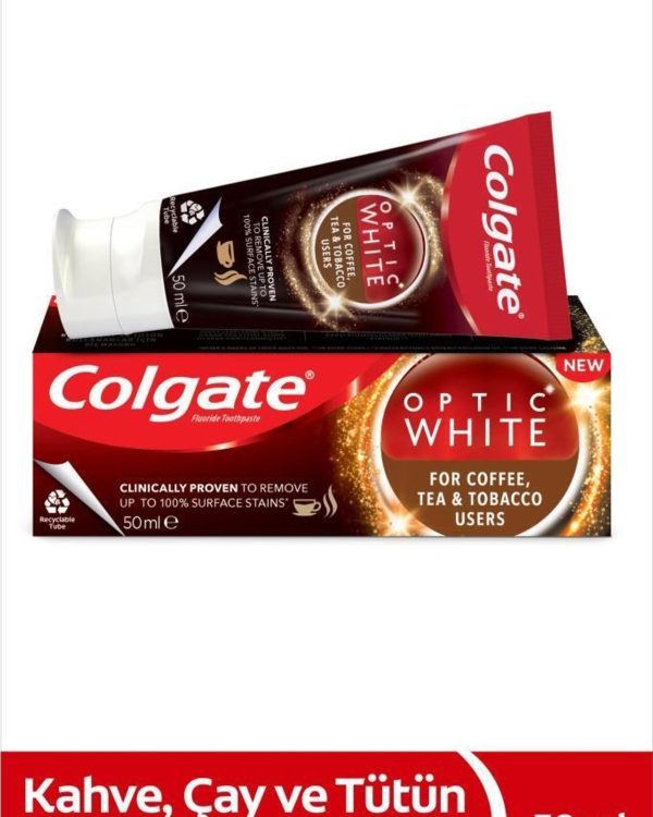 Colgate Optic White For Coffee&Tea&Tobacco Kullananlar İçin 50ml