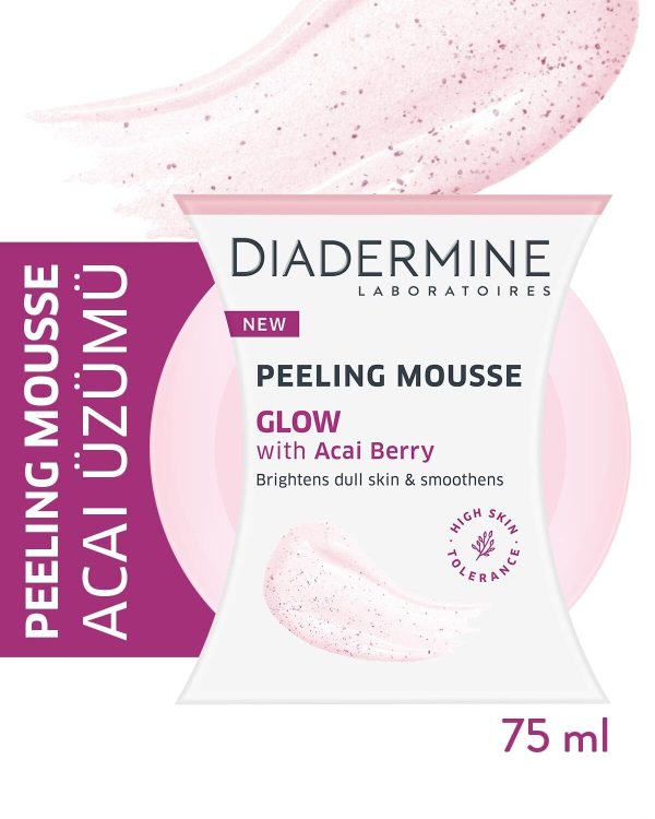 Diadermine Peeling Mousse GLow Acai Berry 75ml