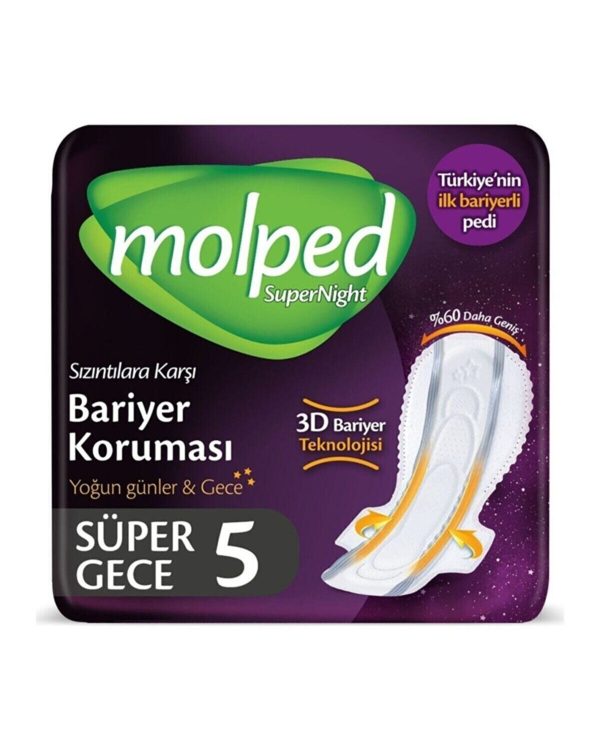 Molped Supernight Ped Super Gece 5li