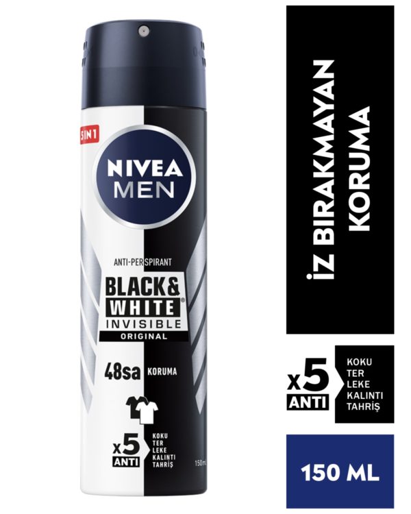 Nivea Deodorant Bay Black&White İnv.Power 150ml