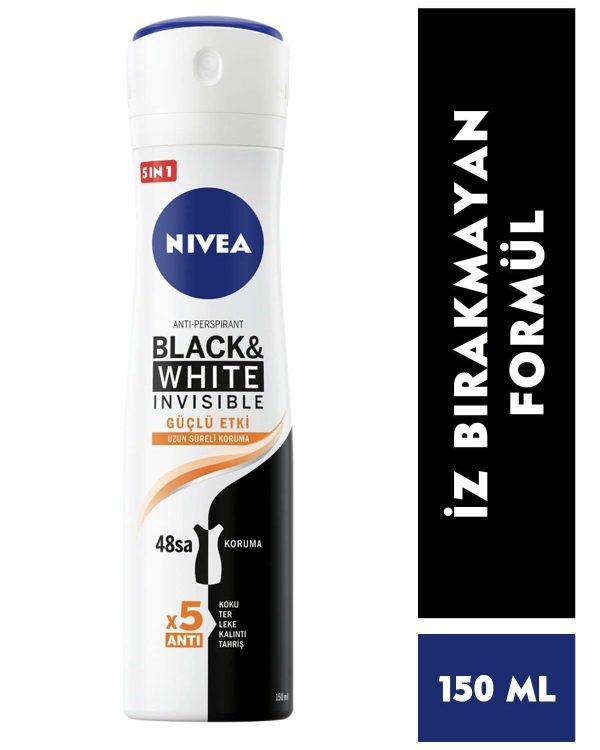 Nivea Deodorant Bayan Black&White İnvisible Güçlü Etki 150ml