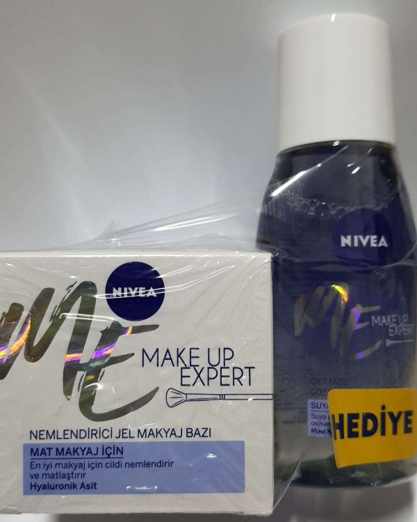 Nivea Make Up Expert Nemlendirici Jel Mat Makyaj 50ml + Göz Temizleme Suyu 125ml