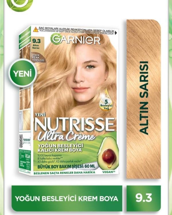 Garnier Nutrisse Saç Boyası 9.3 Altın Sarısı