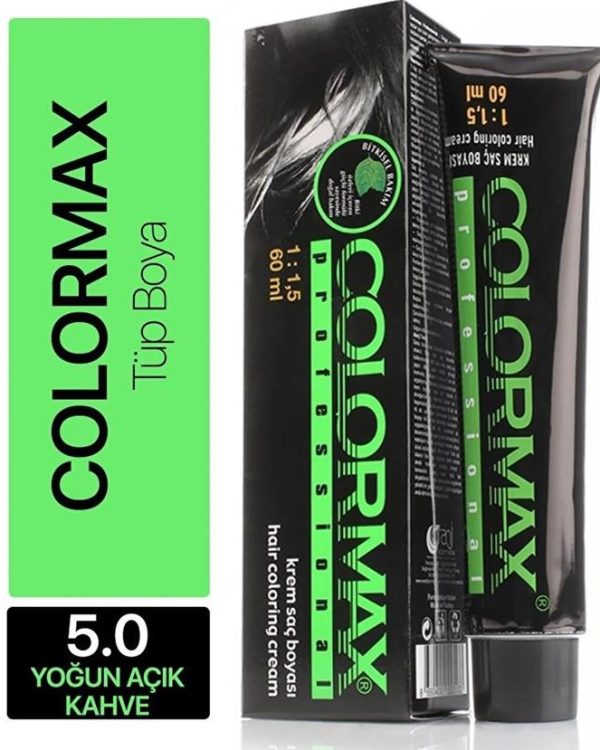 Colormax Saç Boyası 5.0 Yoğun Açık Kahve 60ml