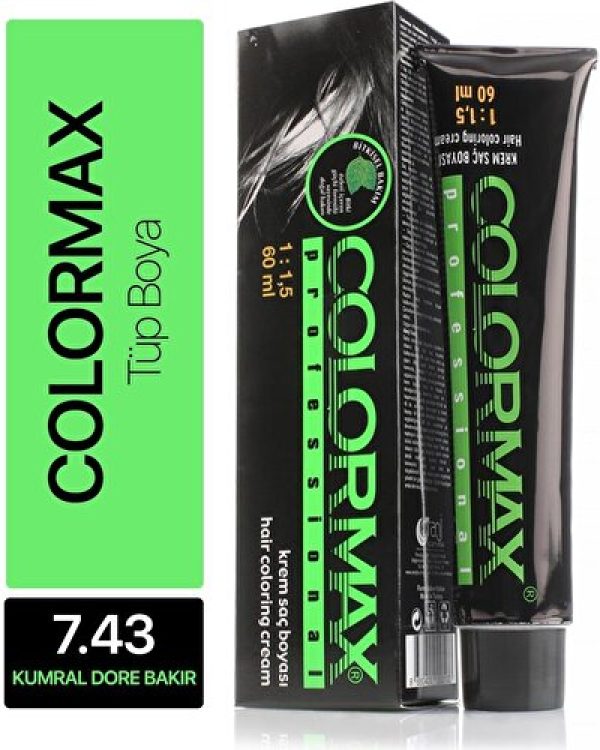Colormax Saç Boyası 7.43 Kumral Dore Bakır 60ml