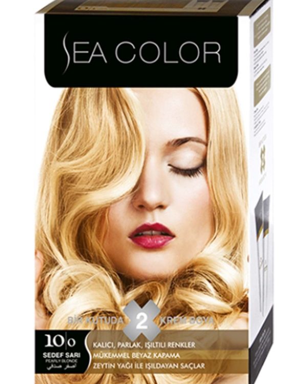 Sea Color Saç Boyası Set 10.0 Sedef Sarısı