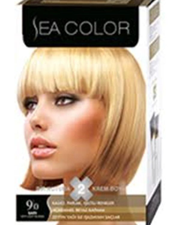 Sea Color Saç Boyası Set 9.0 Buğday Sarısı