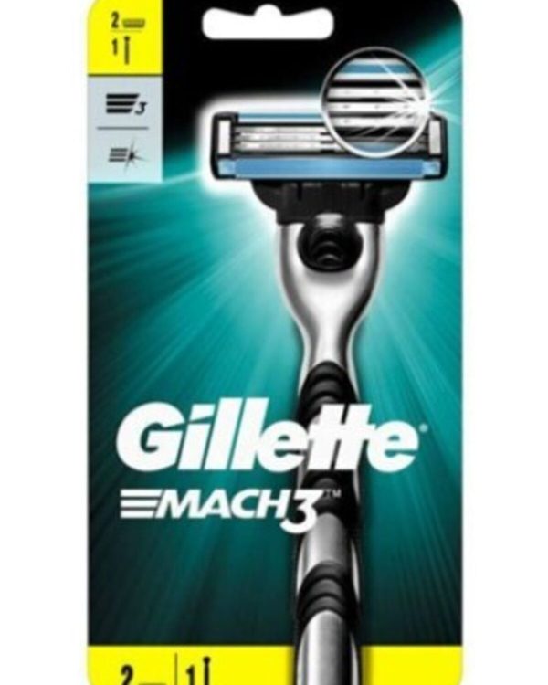 Gillette Mach3 Makine + 2 Yedek