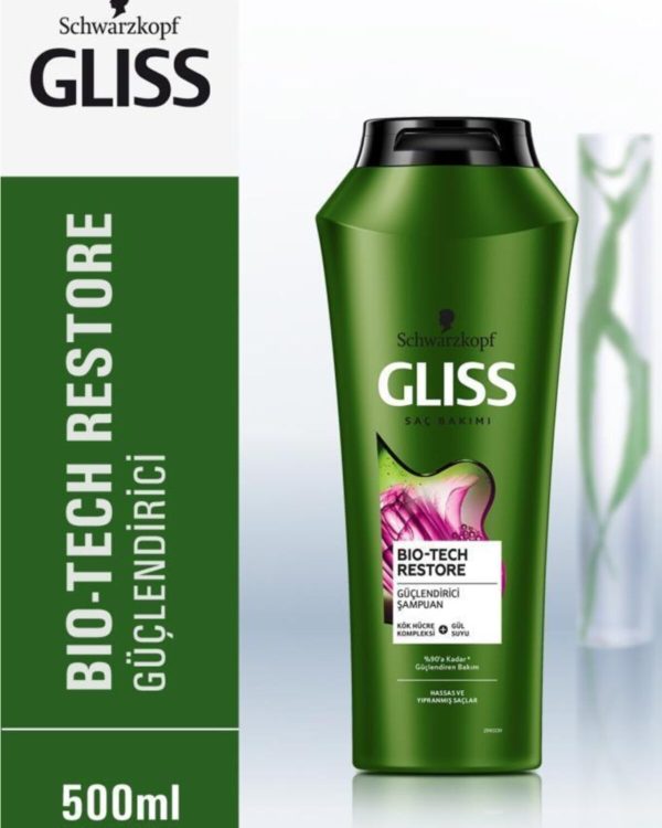 Gliss Şampuan Bio-Tech Restore Güçlendirici 500ml